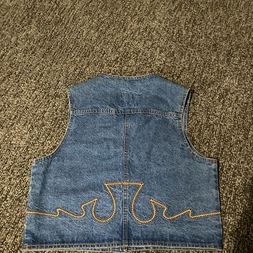Women’s Blue Denim Vest